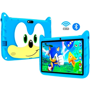 Детский Планшет Q Kids Tablets 2/36Гб 4000 мАч с защитным чехлом Android для детей для игр Развивающий Голубой