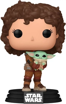 Фигурка Funko Pop! Bobble Star Wars The Mandalorian - Peli Motto with Grogu #665 Звездные войны Пели Мотто и Малыш Йода (889698765527)