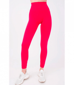 Спортивные однотонный леггинсы GIULIA - Giulia - LEGGINGS ENERGY - S/M - Raspberry Sorbed