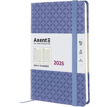 Ежедневник датированный Axent А5 на 2025 год Partner Gently 8822-25-**-A - сиреневый