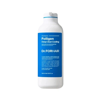 Глибокоочищаючий шампунь з ефектом охолодження Dr.Forhair Folligen Deep Clean Cooling Shampoo 500ml