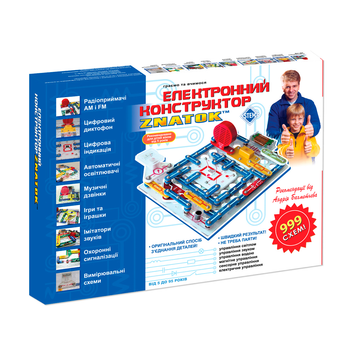 Конструктор детский Знаток 999 схем ZNATOK DD055109