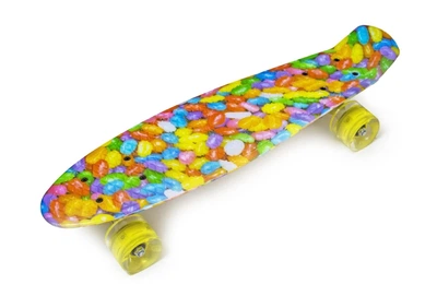 Пенні борд коліща, що світиться Penny Caramel 55х15 см 80 кг Multicolor (PR061)