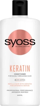 Кондиціонер Syoss Keratin Blue Lotos для ламкого волосся 440 мл (9000101278217)