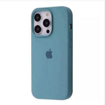 Чохол Premium Silicone Case Full для iPhone 15 Pro Max pine green