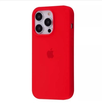 Чохол Premium Silicone Case Full для iPhone 16 Pro Max red