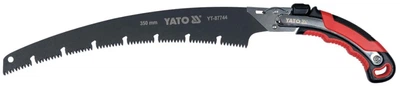 Ножівка до гілок складана овальна YATO лезо 350 мм, 7 зубів/1", 1.2 мм з кобурою (YT-87744)