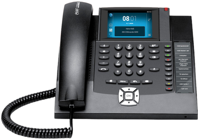 Telefon IP Auerswald COMfortel 1400 IP Black (4019377900710)