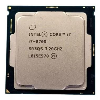 Процессор Intel Core i7-8700 | 3.2-4.6 GHz | 6яд. 12пот. | S1151-2 | SR3QS LGA1151-2 (б/у 1 кат.)