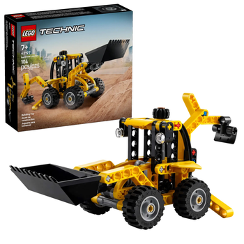 Zestaw klocków LEGO Technic Koparko-ładowarka 104 elementy (42197)