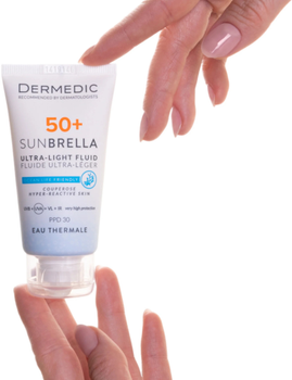 Krem przeciwsłoneczny Dermedic Sunbrella Spf 50+ do cery z problemami naczyniowymi 50 ml (5901643177584)