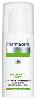 Krem do twarzy Pharmaceris T Sebostatic przeciwtrądzikowy matujaco-normalizujacy Spf 20 50 ml (5900717142213)