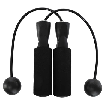 Скакалка беспроводная с шарами ø3,5см SP-Planeta 0779 Black
