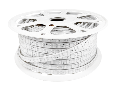 Светодиодная лента 1 м AVT SMD5050 96 LED 16.8x6.3 мм 220В 8Вт IP65 RGB