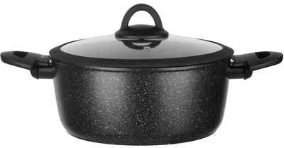 Каструля RINGEL Zira з кришкою низька 24 см (4.1л) (RG-21006-24)