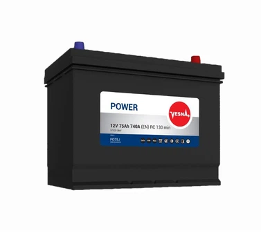 Акумулятор Vesna Japan 75 Ah/12V "0" (+ справа)