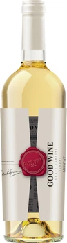 Вино Loza Good Wine craft Ukraine Muscat біле напівсолодке 0.75 л 9-12% (4820256584408)