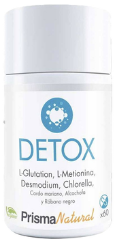 Naturalny suplement diety Prisma Natural Detox L-Glutation 495 mg 60 kapsułek (8436048047431)