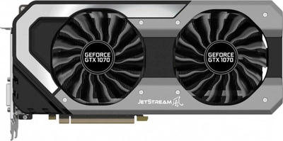 Palit PCI-Ex GeForce GTX 1070 Super Jetstream 8GB GDDR5 (256bit) (1632/8000) (DVI, HDMI, 3 x DisplayPort) (NE51070S15P2-1041J)