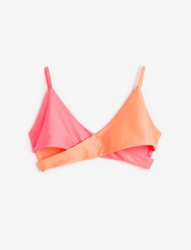 Купальний топ H&M 1147387 170см помаранчевий