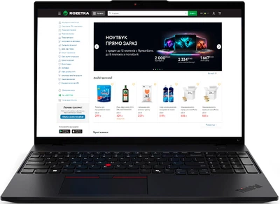 Ноутбук Lenovo ThinkPad L16 Gen 1 (21L8S1RS00) Black