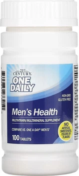 Мультивітаміни для чоловіків 21st Century One Daily Men's Health 100 таблеток (740985273050)