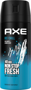 Dezodorant w sprayu Axe Ice Chill 150 ml (8710447497319/8710447497357)