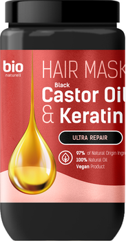 Маска для волосся Bio Naturell Black Castor Oil & Keratin відновлюввальна 946 мл (4820168434037)