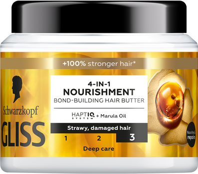 Маска для волосся Gliss Kur Nourishment 4 in 1 живильна 400 мл (9000101726053)