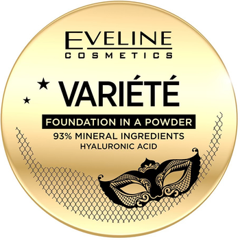 Puder do twarzy Eveline Variete Foundation in a Powder w kompakcie No. 02 Natural 8 g (5901761940688)