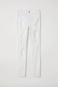 Джинсы H&M 38 белый 25066213812