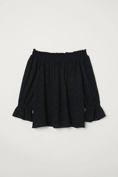 Блуза H&M 32 черный 2035963467