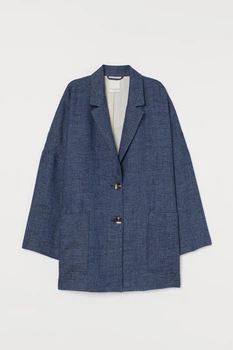 Жакет H&M XS синий меланж 2308832312