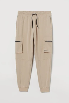Джоггеры H&M XS светло бежевый 2808930409