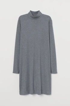 Платье H&M XXS серый меланж 311786347