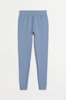 Спортивные леггинсы H&M L голубой 7121010078