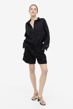 Шорты H&M L черный 4011185535