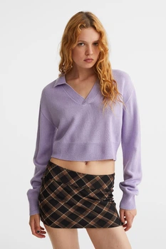 Джемпер H&M M сиреневый 1025874