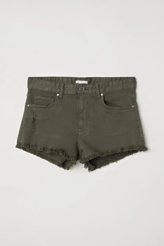 Шорты H&M 36 хаки 1011603584
