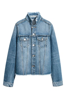 Куртка джинсовая H&M 32 синий 212533592