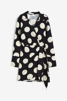 Платье H&M S черный горох 24041145264