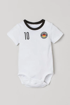 Боди H&M 98см бело черный 4079672493