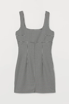 Сукня H&M 36 чорно білий 1607919125