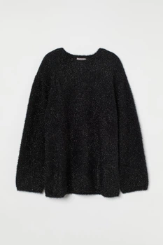 Джемпер H&M XS чорний блиск 6081008824