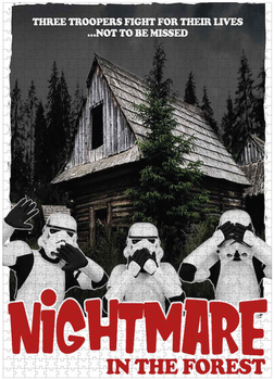 Puzzle Sd Toys Original Stormtrooper Nightmare In The Forest 70 x 50 cm 1000 elementów (8435450241185)