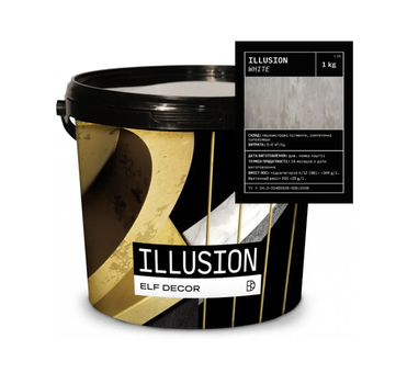 Декоративна штукатурка Elf Decor Illusion White 5 кг