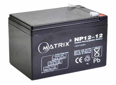 Акумулятор до ДБЖ Matrix 12V 12AH (NP12-12)