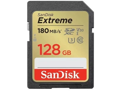 Карта пам'яті SanDisk 128 GB SDXC UHS-I U3 V30 Extreme (SDSDXVA-128G-GNCIN)
