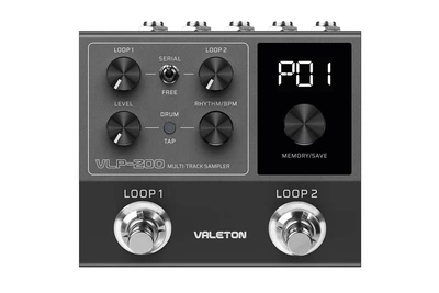 Гітарний процесор ефектів VALETON VLP-200 STEREO DUAL LOOPER (236675)