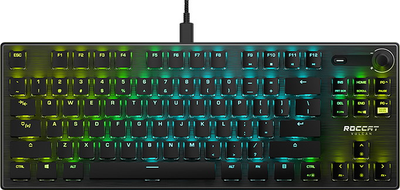Игровая клавиатура Roccat Vulcan TKL Pro Roc-12-570 / Механическая / Titan Switch Linear / RGB подсветка / UKR / Черная Б/В